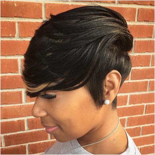 African American Long Pixie